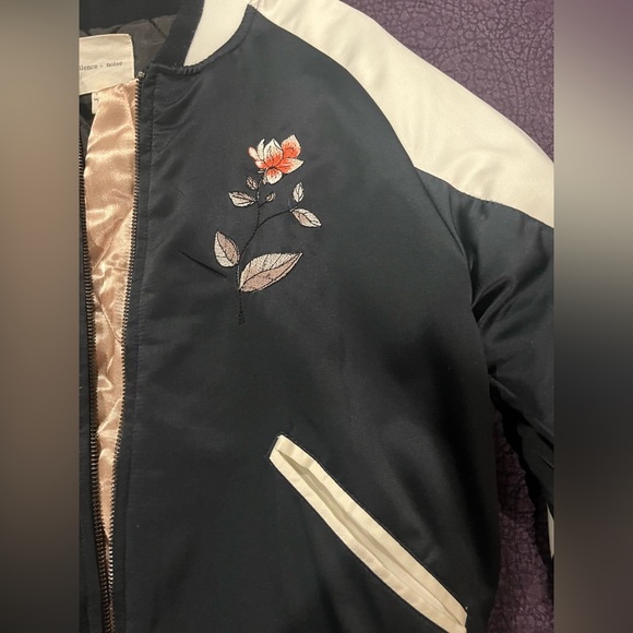 Silence + Noise Flower bomber jacket - Picture 4 of 12